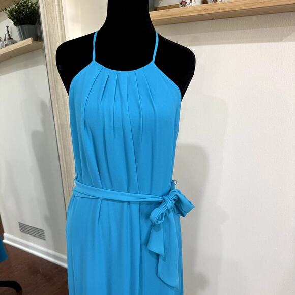 NWOT Antonio Melani Size Small Lucian Blue Sleeveless A-Line Dress Women's - Picture 2 of 6